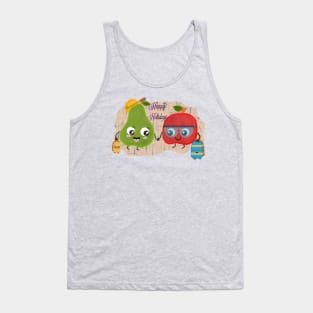 Kawaii cute food illustration Tank Top